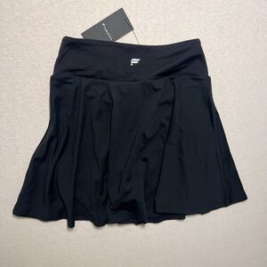 NEW Fabletics Crossover Flounce Ultra Mini Skort Black Size Small